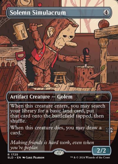 Solemn Simulacrum SLD-1725 Secret Lair Drop Magic card
