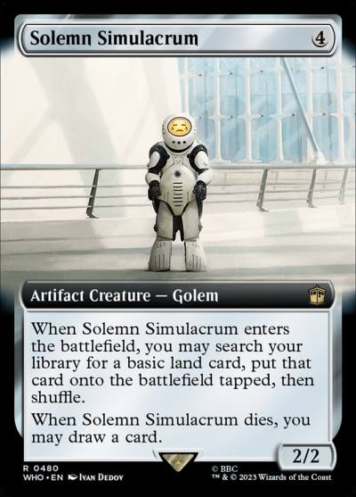 Solemn Simulacrum WHO-480 Doctor Who Magic card