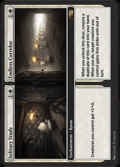 Solitary Study // Endless Corridor YDSK-4 Alchemy: Duskmourn Magic card