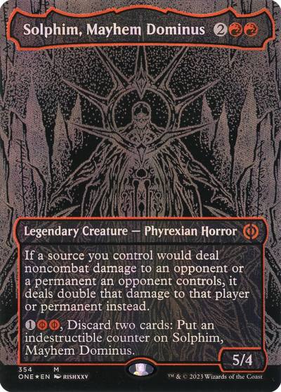 Solphim, Mayhem Dominus ONE-354 Phyrexia: All Will Be One Magic card