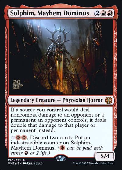 Solphim, Mayhem Dominus PONE-150S Phyrexia: All Will Be One Promos Magic card