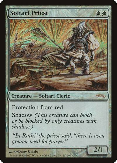 Soltari Priest PSUS-14 Junior Super Series Magic card