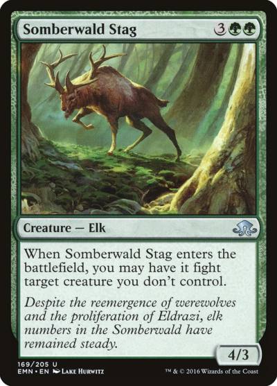 Somberwald Stag EMN-169 Eldritch Moon Magic card