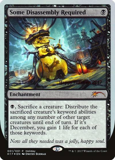 Some Disassembly Required HHO-17 Happy Holidays Magic card