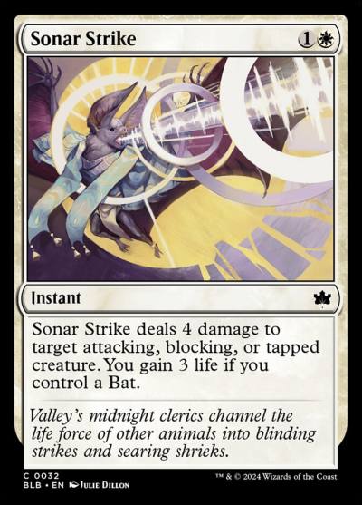 Sonar Strike BLB-32 Bloomburrow Magic card
