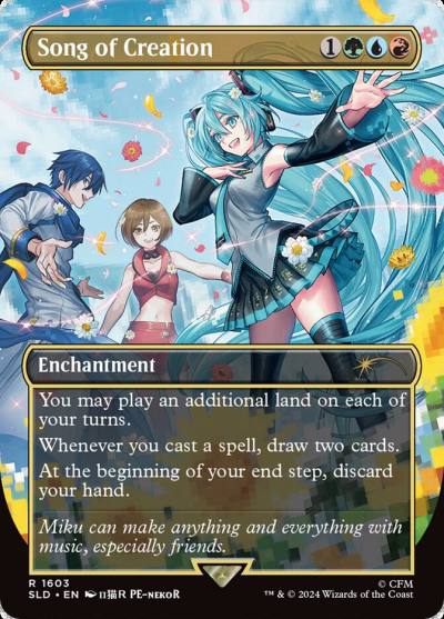 Song of Creation SLD-1603 Secret Lair Drop Magic card