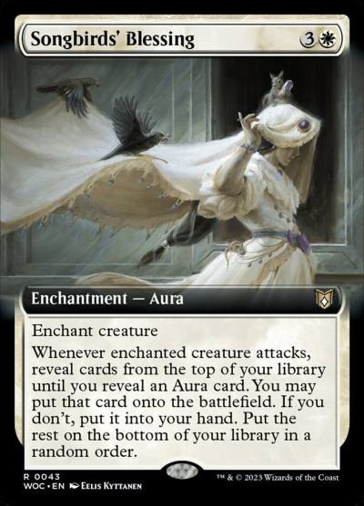 Songbirds' Blessing WOC-43 Wilds of Eldraine Commander Magic card