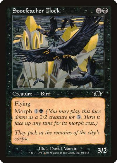 Sootfeather Flock 82 Legions Magic card