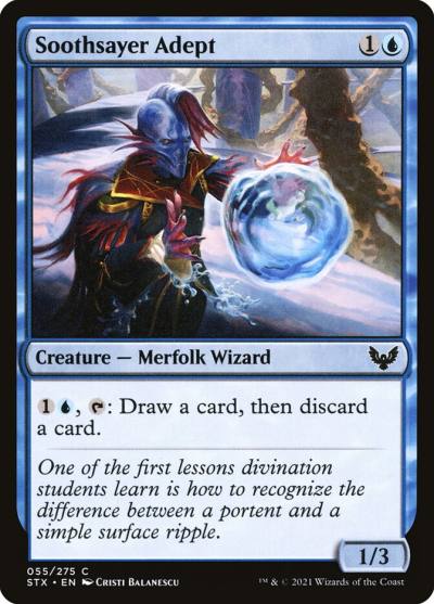 Soothsayer Adept 55 Strixhaven: School of Mages Magic card