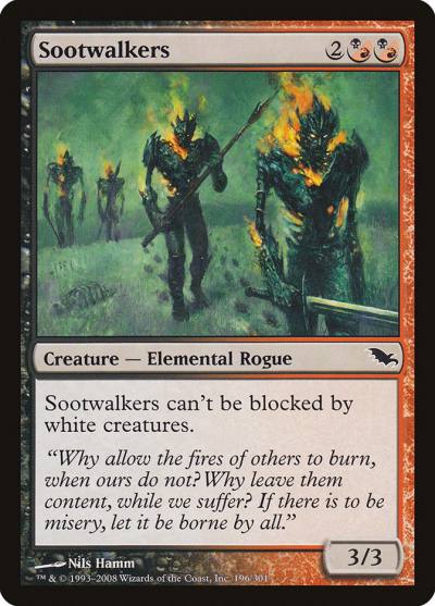 Sootwalkers 196 Shadowmoor Magic card