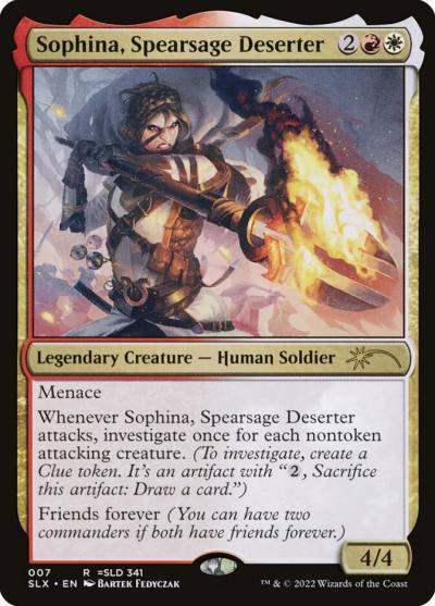 Sophina, Spearsage Deserter SLX-7 Universes Within Magic card