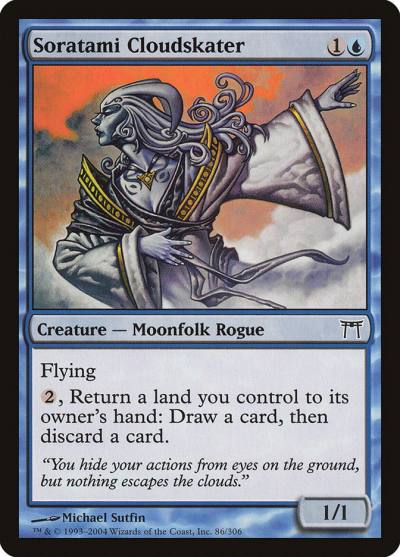 Soratami Cloudskater CHK-86 Champions of Kamigawa Magic card