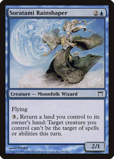 Soratami Rainshaper CHK-89 Champions of Kamigawa Magic card