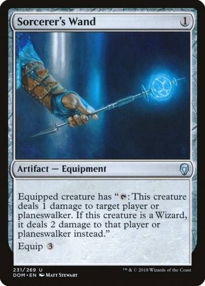 Sorcerer's Wand DOM-231 Dominaria Magic card