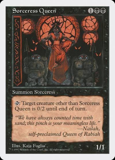 Sorceress Queen 5ED-194 Fifth Edition Magic card