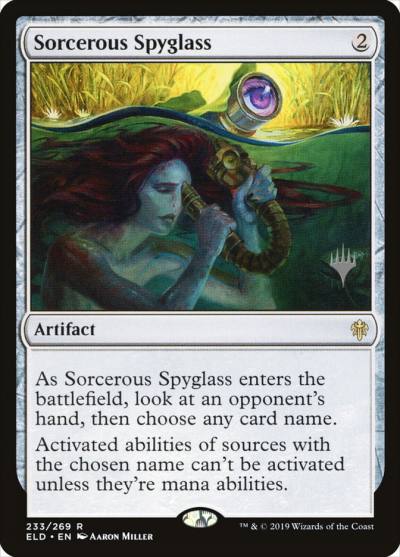 Sorcerous Spyglass PELD-233P Throne of Eldraine Promos Magic card