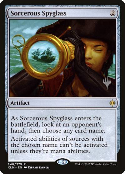 Sorcerous Spyglass PXLN-248P Ixalan Promos Magic card
