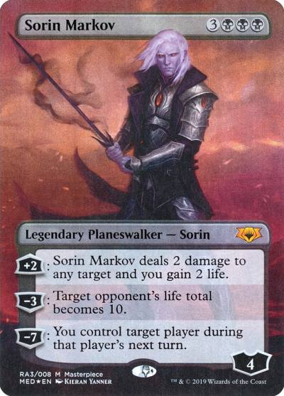 Sorin Markov MED-RA3 Mythic Edition Magic card