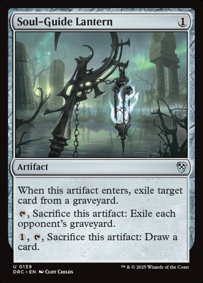 Soul-Guide Lantern DRC-139 Aetherdrift Commander Magic card
