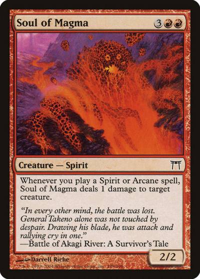 Soul of Magma 189 Champions of Kamigawa Magic card