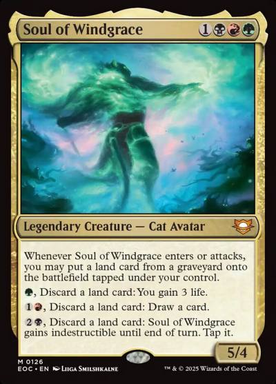 Soul of Windgrace EOC-126 Edge of Eternities Commander Magic card
