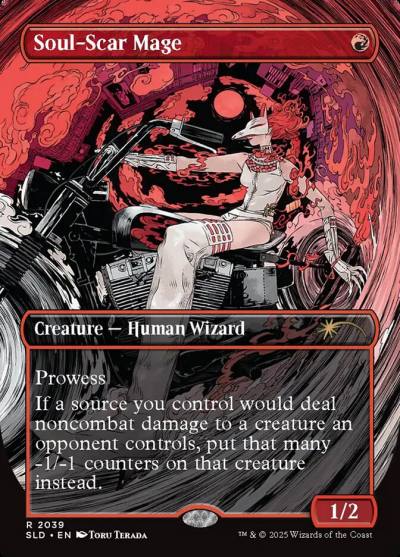 Soul-Scar Mage SLD-2039 Secret Lair Drop Magic card