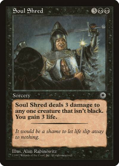 Soul Shred POR-112 Portal Magic card