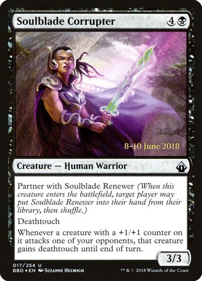 Soulblade Corrupter PBBD-17S Battlebond Promos Magic card