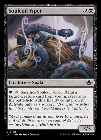 Soulcoil Viper LCI-120 The Lost Caverns of Ixalan Magic card