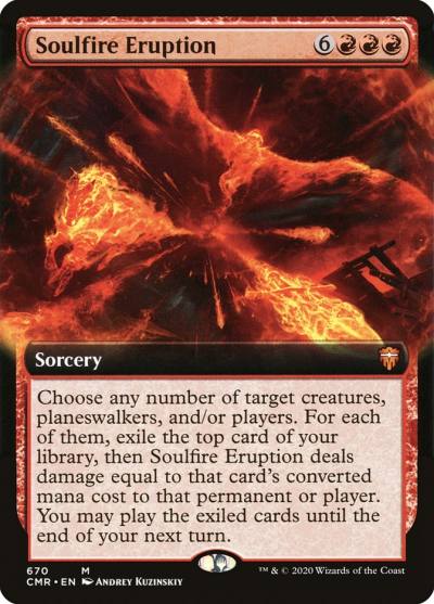 Soulfire Eruption CMR-670 Commander Legends Magic card