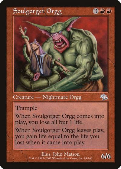 Soulgorger Orgg JUD-99 Judgment Magic card