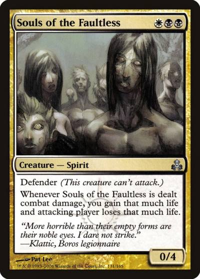Souls of the Faultless GPT-131 Guildpact Magic card