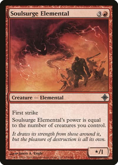 Soulsurge Elemental 163 Rise of the Eldrazi Magic card