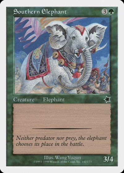 Southern Elephant S99-142 Starter 1999 Magic card