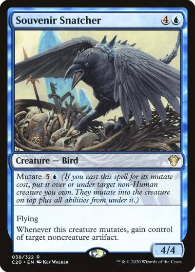 Souvenir Snatcher 38 Commander 2020 Magic card