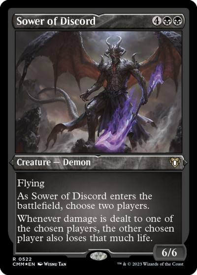 Sower of Discord CMM-522 Commander Masters Magic card