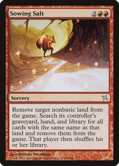 Sowing Salt BOK-118 Betrayers of Kamigawa Magic card