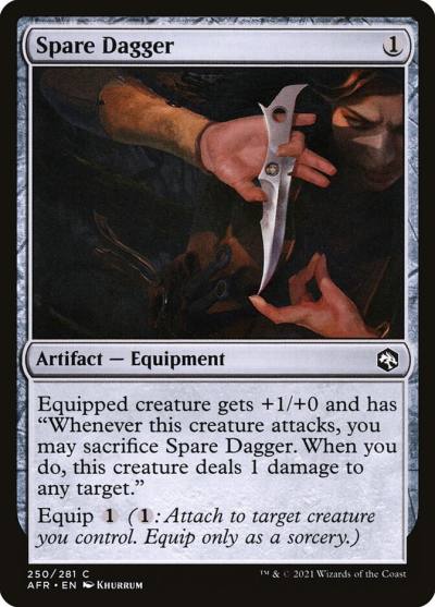 Spare Dagger AFR-250 Adventures in the Forgotten Realms Magic card