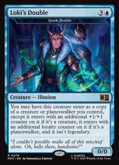 Spark Double MSC-279 Marvel Super Heroes Commander Magic card