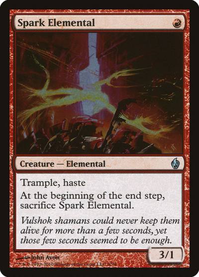 Spark Elemental PD2-4 Premium Deck Series: Fire and Lightning Magic card