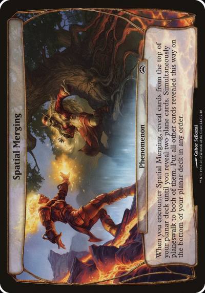Spatial Merging OPC2-7 Planechase 2012 Planes Magic card