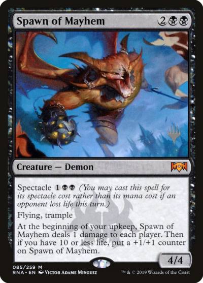 Spawn of Mayhem PRNA-85P Ravnica Allegiance Promos Magic card
