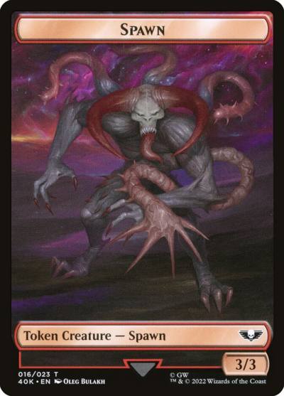 Spawn T40K-16 Warhammer 40,000 Tokens Magic card