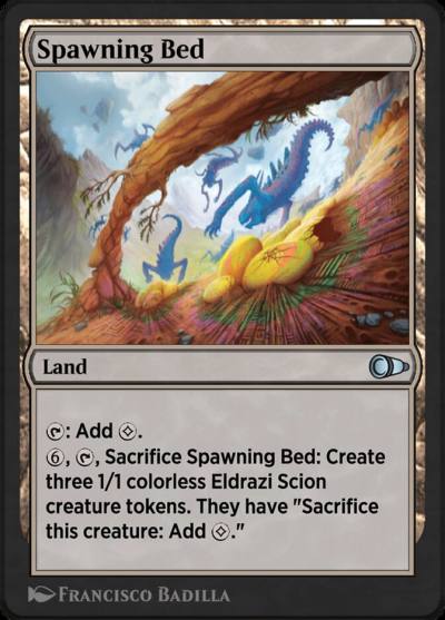 Spawning Bed PIO-277 Pioneer Masters Magic card