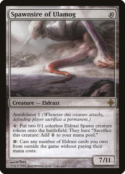 Spawnsire of Ulamog 11 Rise of the Eldrazi Magic card