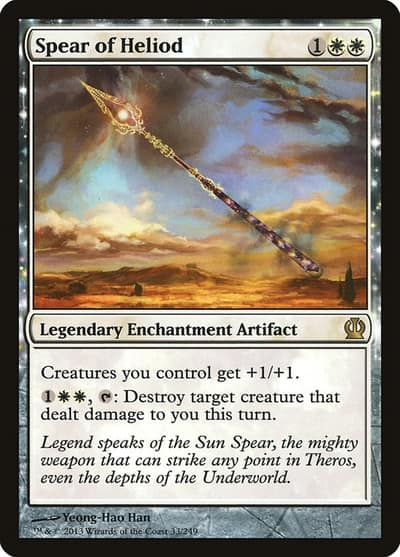Spear of Heliod THS-33 Theros Magic card