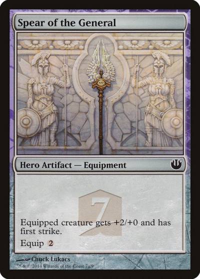 Spear of the General THP3-7A Journey into Nyx Hero's Path Magic card