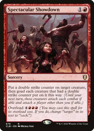 Spectacular Showdown CLB-679 Commander Legends: Battle for Baldur's Gate Magic card
