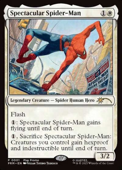 Spectacular Spider-Man PW25-7 Wizards Play Network 2025 Magic card