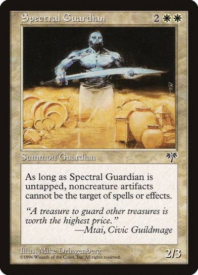 Spectral Guardian 41 Mirage Magic card
